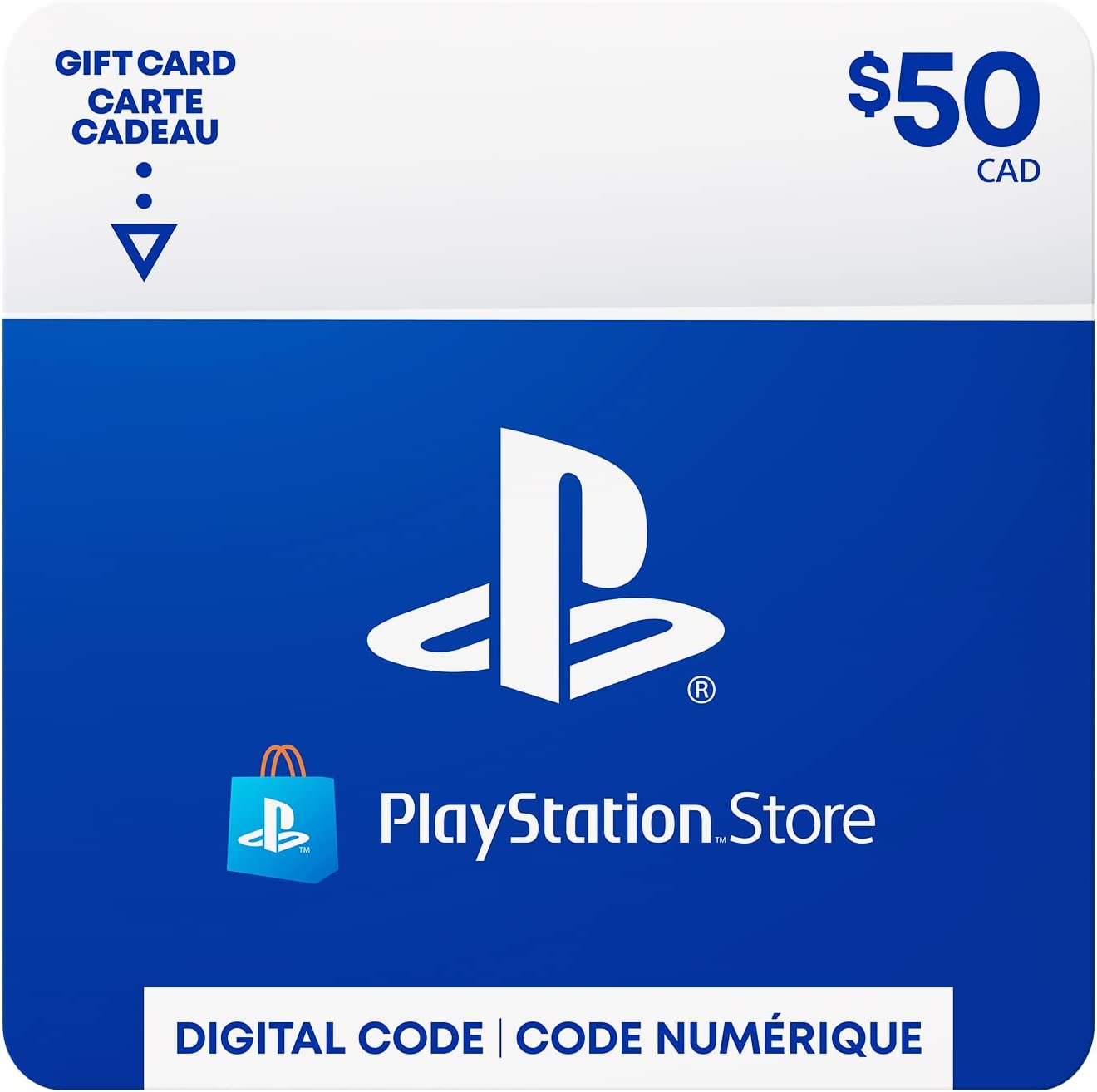 $50 PlayStation Store Gift Card - CANADA [Digital Code]