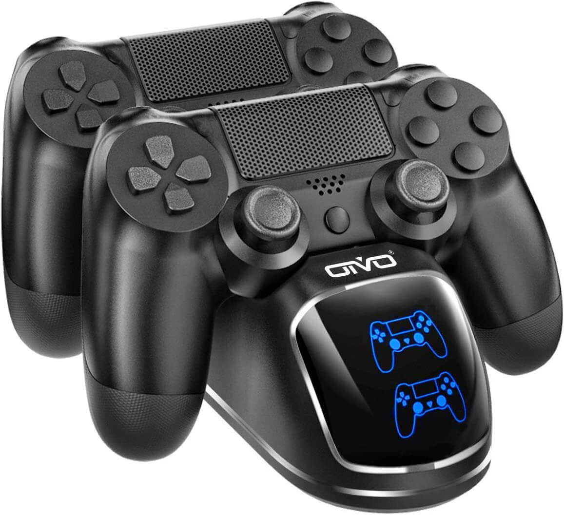 PS4 Controller Charger, OIVO Controller Charging Dock Station for Playstation 4 Controller, Dual Controller Charger Station for PS4