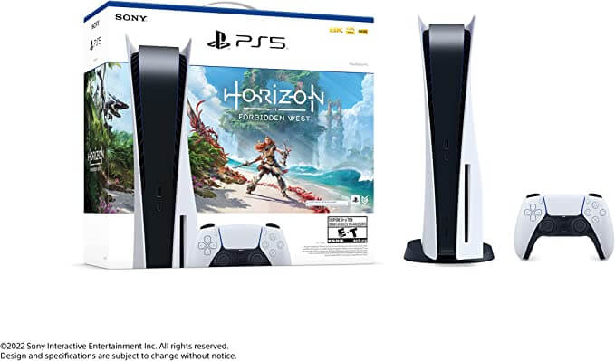 PlayStation 5 Console – Disc Edition – Horizon Forbidden West Bundle