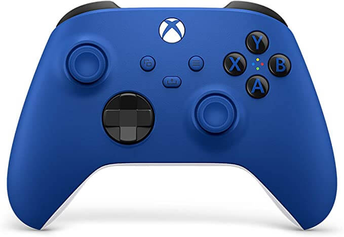 Xbox Wireless Controller – Shock Blue for Xbox Series X|S, Xbox One, and Windows 10 Devices