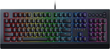 Razer Cynosa V2 Gaming Keyboard: Customizable Chroma RGB Lighting - Individually Backlit Keys - Spill-Resistant Design - Programmable Macro Functionality - Dedicated Media Keys